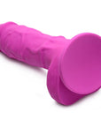 Power Pecker 7 Inch Silicone Dildo with Balls
