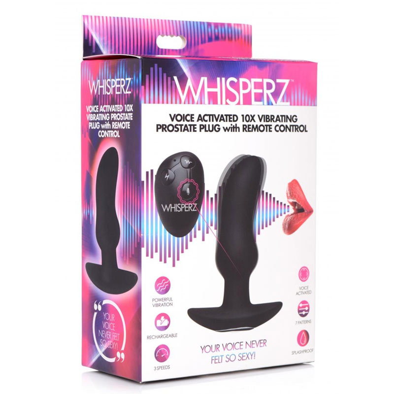 Shop Voice Activated 10X Vibrating Prostate Plug with Remote Control - Love Shop Shop Voice Activated 10X Vibrating Prostate Plug with Remote Control - Love Shop