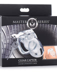 Clear Captor Chastity Cage with Keys