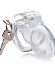 Clear Captor Chastity Cage with Keys