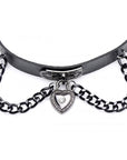 Gothic Heart Chain Choker