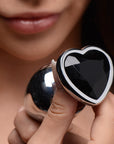Black Heart Gem Anal Plug