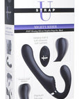 Mighty Rider 10X Vibrating Silicone Strapless Strap-On