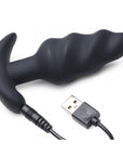 Bang 21X Vibrating Silicone Swirl Butt Plug With Remote Control