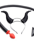 Devil Tail Anal Plug and Horns Set