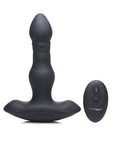 Vibrating and Thrusting Remote Control Silicone Anal Plug