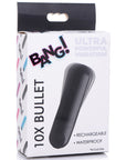 10X Rechargeable Vibrating Metallic Bullet