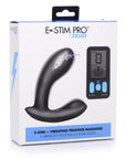 E-Stim Pro Silicone Vibrating Prostate Massager with Remote Control