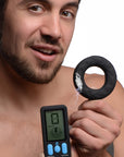 E-Stim Pro Silicone Vibrating Cock Ring with Remote Control