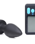 E-Stim Pro Silicone Vibrating Anal Plug with Remote Control