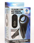 7X Silicone C-Ring With Vibrating Taint Stim