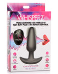 Voice Activated 10X Slim Butt Plug With Remote Control