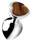 Gemstones Tiger Eye Heart Anal Plug