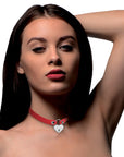 Heart Lock Choker with Keys
