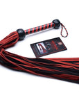 Black and Red Suede Flogger
