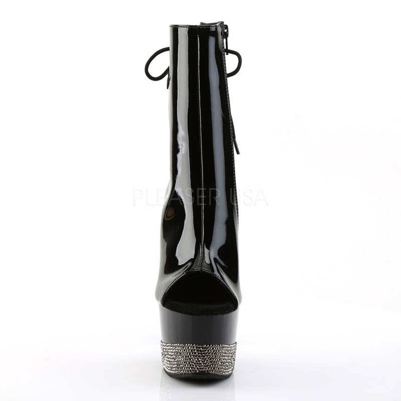 ADORE-1018 Rhinestone Accent Heel