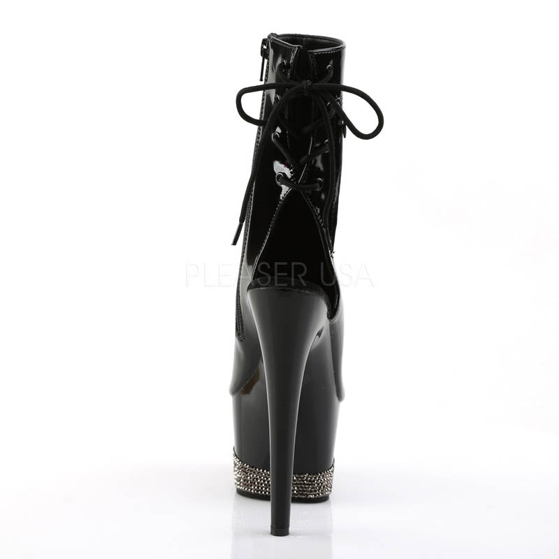 ADORE-1018 Rhinestone Accent Heel