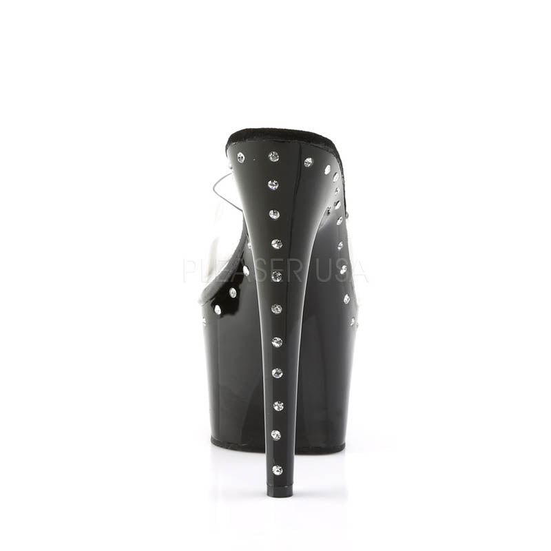 ADORE-701 Rhinestone Border Heel