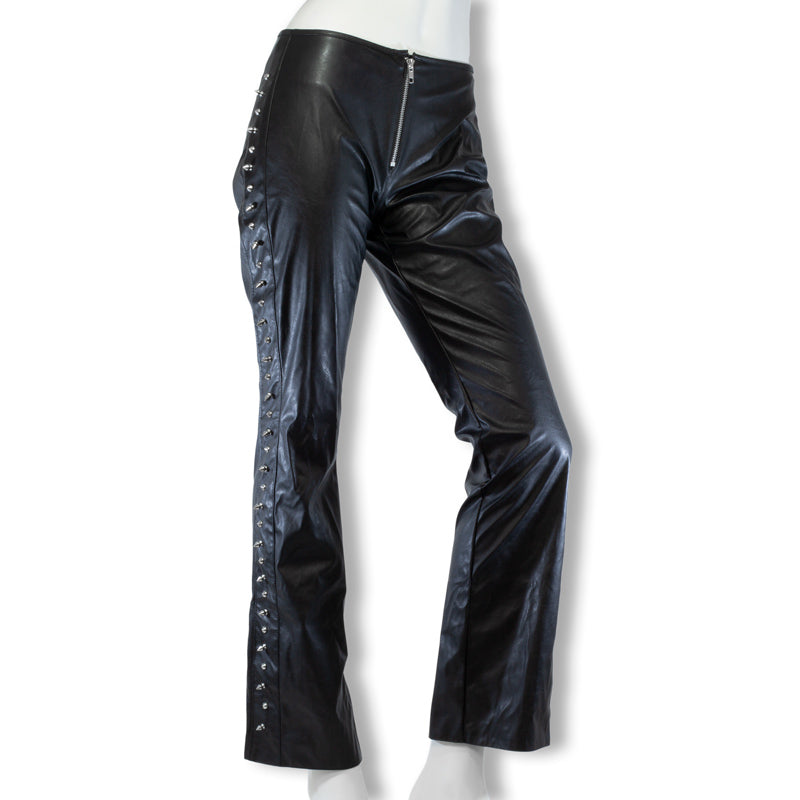 Faux Leather Hot Pants
