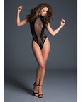Adore Coco Enchanting Sleeveless Sequins Sheer High Neck Body