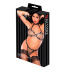 Noir Leather & Chain Set