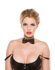 Lamb Touch Faux Leather Collar