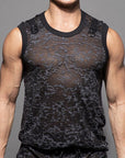 Andrew Christian Military Burnout Muscle Tank