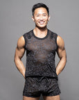 Andrew Christian Military Burnout Muscle Tank