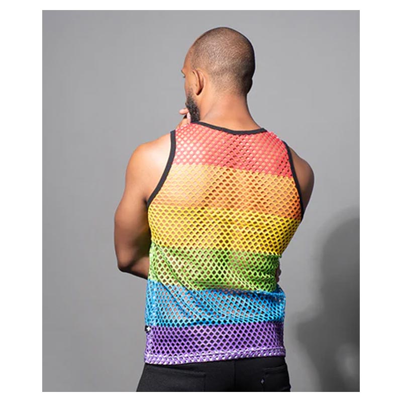 Andrew Christian Pride Mesh Tank