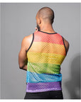 Andrew Christian Pride Mesh Tank