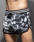 Andrew Christian Tie Dye Jogger Shorts