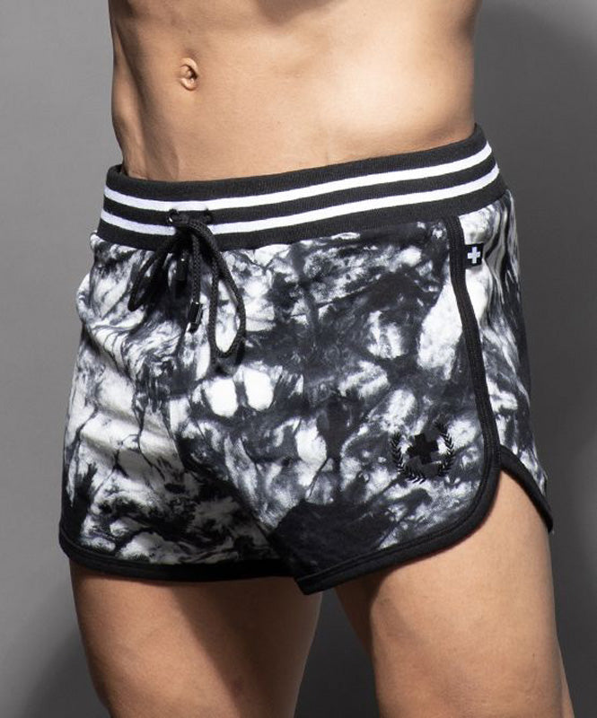 Andrew Christian Tie Dye Jogger Shorts