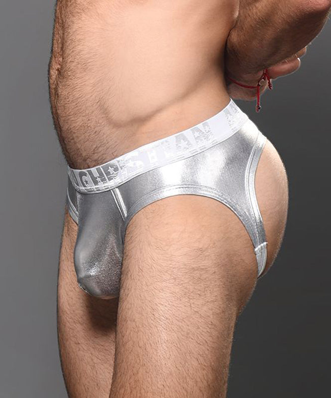 Andrew Christian Andrew Capsule Space - Metallic Bubble Butt Jock