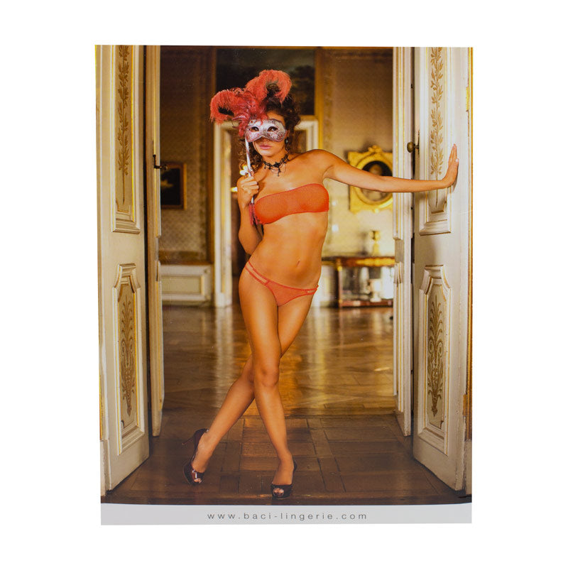 Baci Lingerie Fishnet Bikini Set