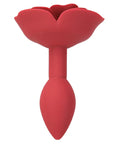 Red Rose Silicone Anal Plug