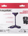 Punishment Silver Hardware Chest Harness