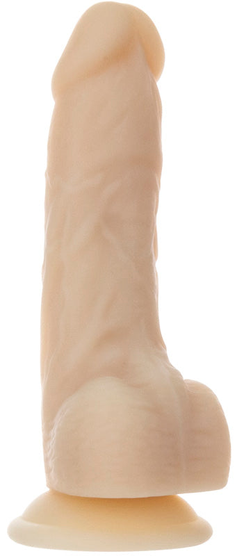 Naked Addiction 7 Inch Rotating &amp; Vibrating Dong With Remote