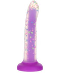 Rave Addiction 8 Inch Purple Confetti Dildo