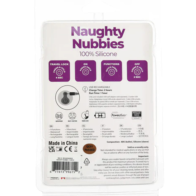 Naughty Nubbies With Mini Powerbullet