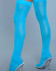 Opaque Nylon Thigh Highs