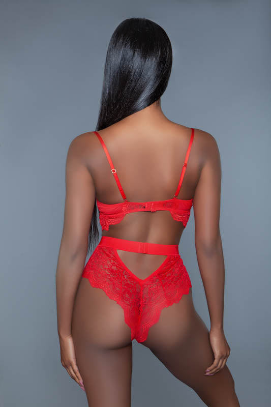 Bettany Bodysuit - Red Size