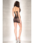 Leopard Print Halter Mini Dress