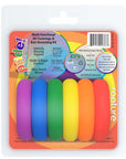 Pride 6 pack Rainbow Rings