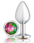 Cloud 9 Novelties Gems Silver Chromed Anal Plug