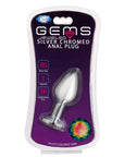 Cloud 9 Novelties Gems Silver Chromed Anal Plug