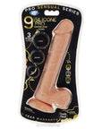 Cloud 9 Novelties Pro Sensual Premium Silicone Dong With 3 C Rings