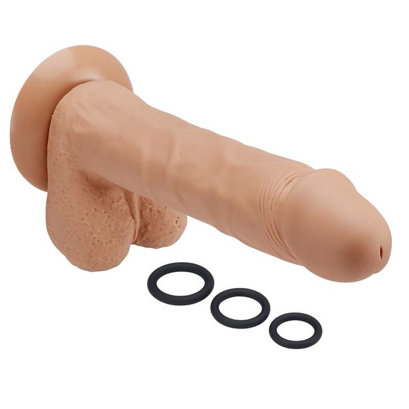 Cloud 9 Novelties Pro Sensual Premium Silicone Dong With 3 C Rings