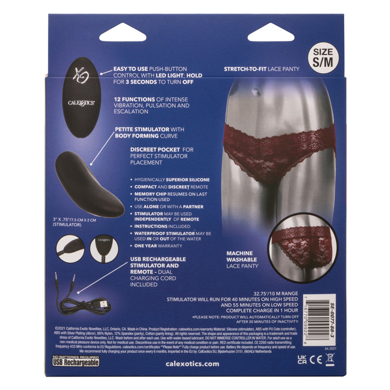 Remote Control Lace Panty Set