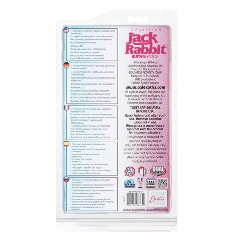 CalExotics Jack Rabbit With 5 Beaded Rows