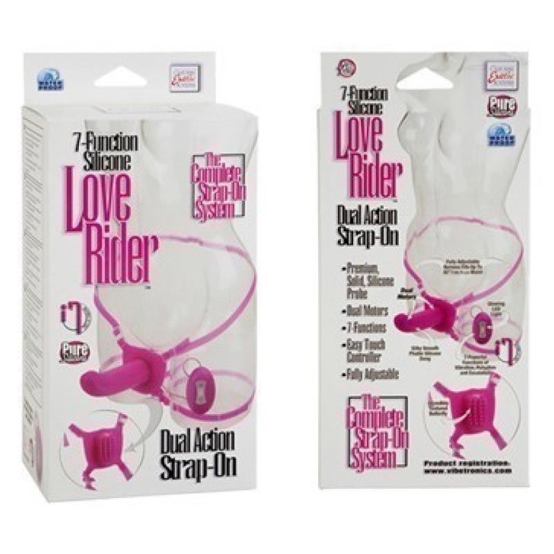 7 Function Love Rider Dual Acton Strap On